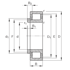 ALS NJ322-E-TVP2 + HJ322E,  DIN 5412-1 ˜ʵҪߴ,  L ȦλS, ɷx, ּ