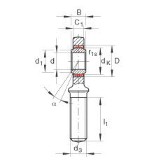 US GAL35-UK-2RS,  DIN ISO 12 240-4 ˜ʣݼySoɂȴܷ