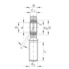 US GAL70-DO-2RS,  DIN ISO 12 240-4 ˜ʣݼySoɂȴܷ