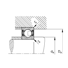 S 62302-2RSR,  DIN 625-1 ˜ʵҪߴ, ɂȴܷ