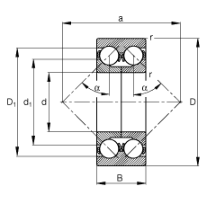 ǽ|S 3310-DA-MA,  DIN 628-3 ˜ʵҪߴ磬pУɷxʷփȦ|  = 45