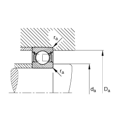 S 61909-2Z,  DIN 625-1 ˜ʵҪߴ, ɂg϶ܷ