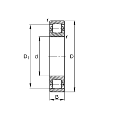 ΝLS 20328-MB,  DIN 635-1 ˜ʵҪߴ