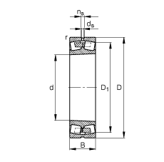 {ĝLS 23948-K-MB,  DIN 635-2 ˜ʵҪߴ, FףF 1:12