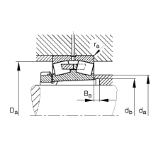 {ĝLS 23156-B-K-MB + H3156X,  DIN 635-2 ˜ʵҪߴ, F׺;o