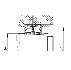 {ĝLS 23038-E1A-K-M + AH3038G,  DIN 635-2 ˜ʵҪߴ, F׺ж