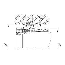 {ĝLS 23948-K-MB,  DIN 635-2 ˜ʵҪߴ, FףF 1:12